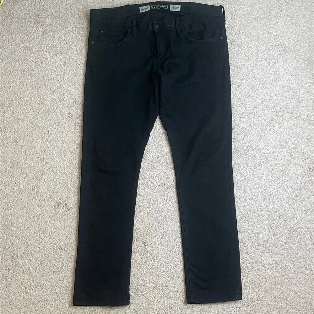 Old Navy Black Skinny Men’s Jeans (Size: 40x36)